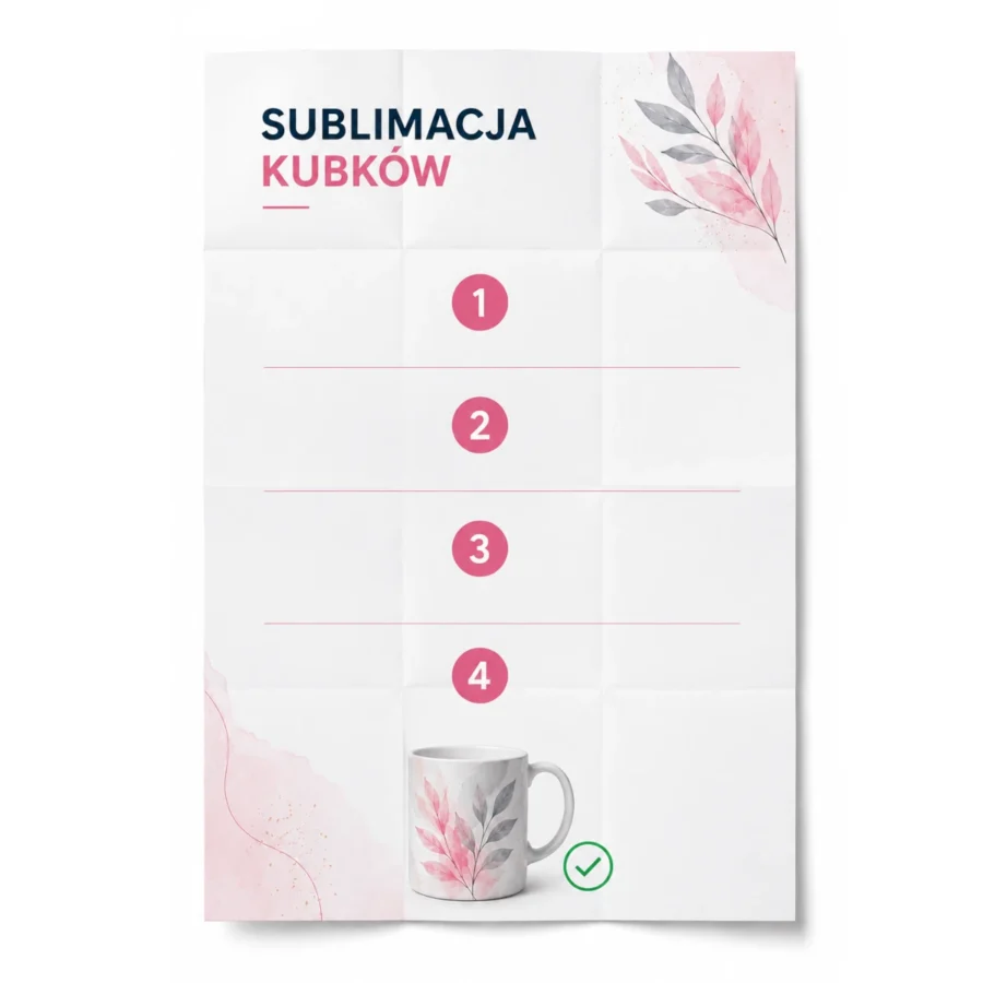 Sublimacja kubków - skrócona instrukcja.