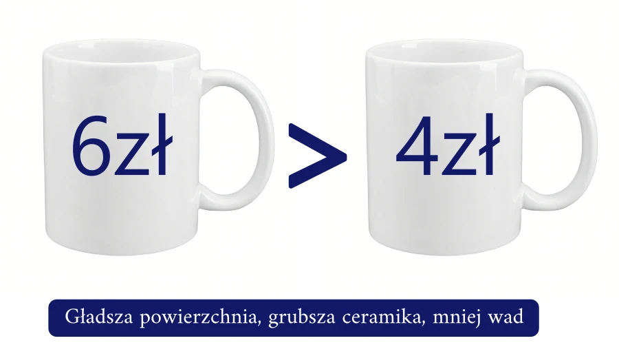 Kubki A++ są lepsze niż te najtańsze.